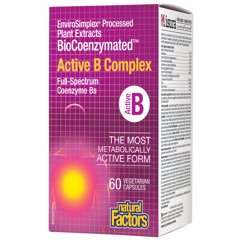 BioCoenzymated Active B Complex, 60 Capsules