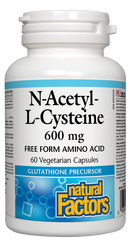 N-Acetyl-L-Cysteine 600mg, 60 Capsules
