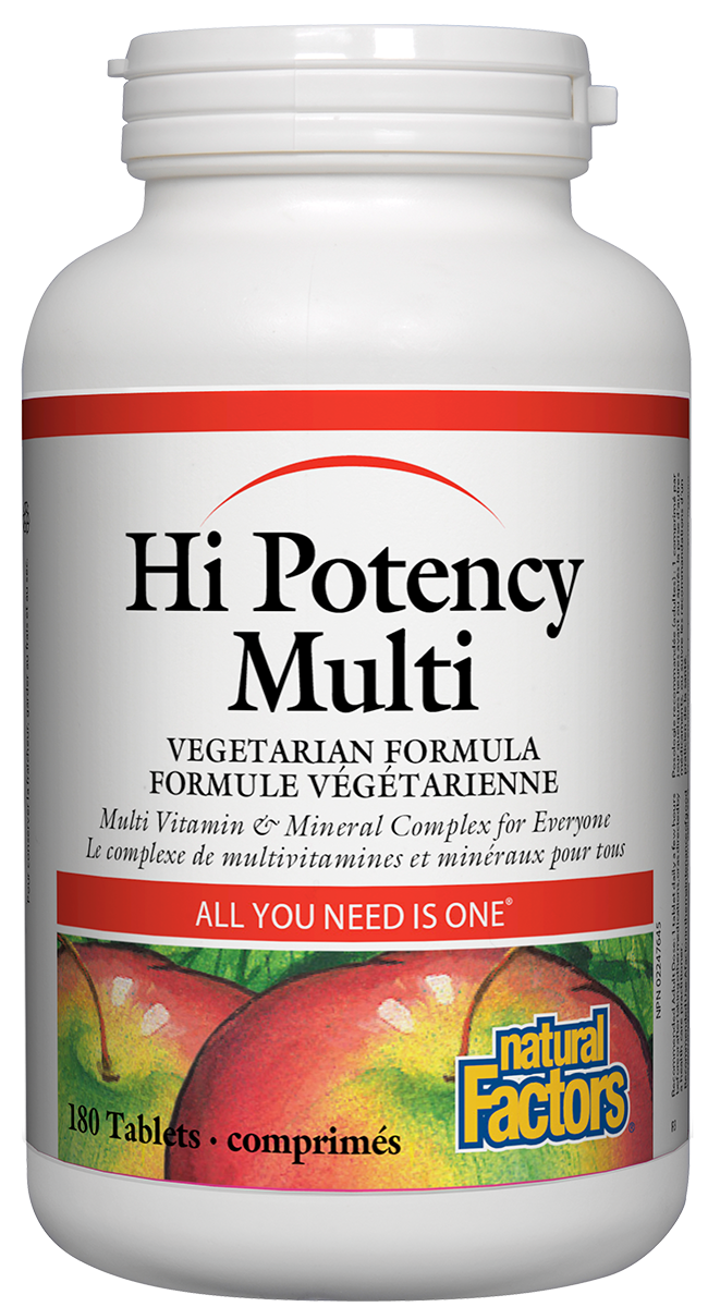 Hi Potency Multivitamin, 180 Tablets