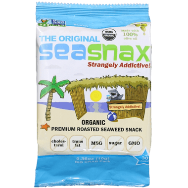 Organic Roasted Seaweed Snack, Original 10g