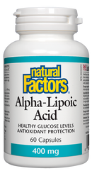 Alpha-Lipoic Acid 400mg, 60 Capsules