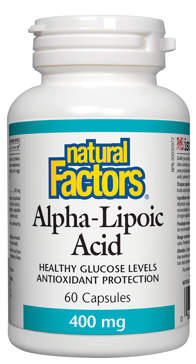 Alpha-Lipoic Acid 400mg, 60 Capsules