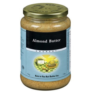 Almond Butter, Crunchy, 735g