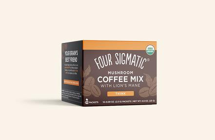 Instant Mushroom Coffee with Lion's Mane, 10 Packets
