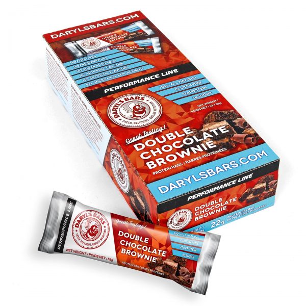 Double Chocolate Brownie Protein Bar, Box of 12 bars