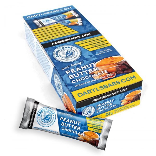 Peanut Butter Chocolate Protein Bar, Box of 12 bars