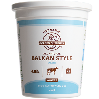 Guernsey Balkan Style Yogurt, Plain 750g