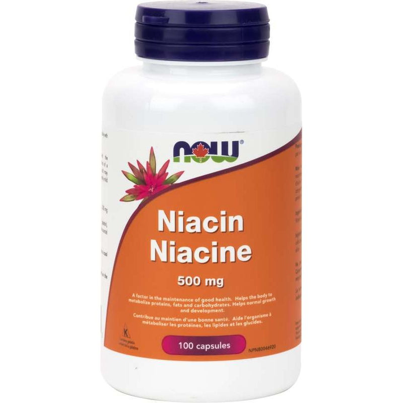 Niacin 500mg, 100 Capsules