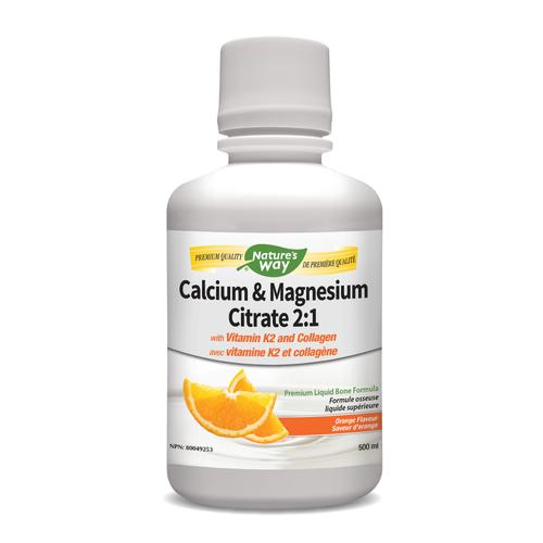 Calcium & Magnesium Citrate 2:1, Orange 500mL