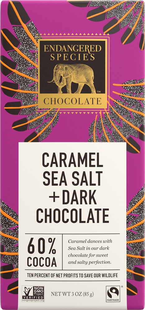 60%, Caramel & Sea Salt Chocolate Bar