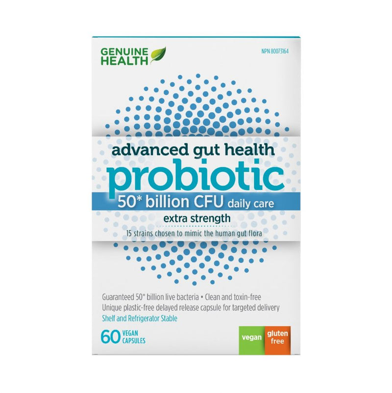 Advanced Gut Health Probiotic, 50 Billion, 60 Capsules