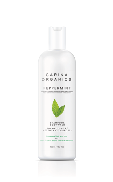 Peppermint Shampoo & Body Wash, 360mL