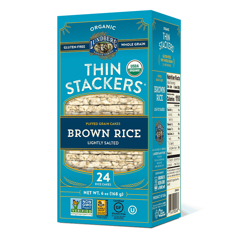 Thin Stackers Rice Cakes, Lightly Salted