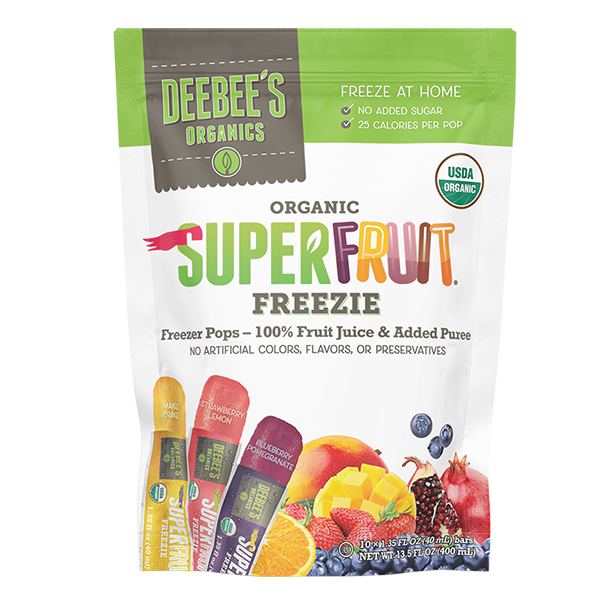 Organic Superfruit Freezies, 10 Pack