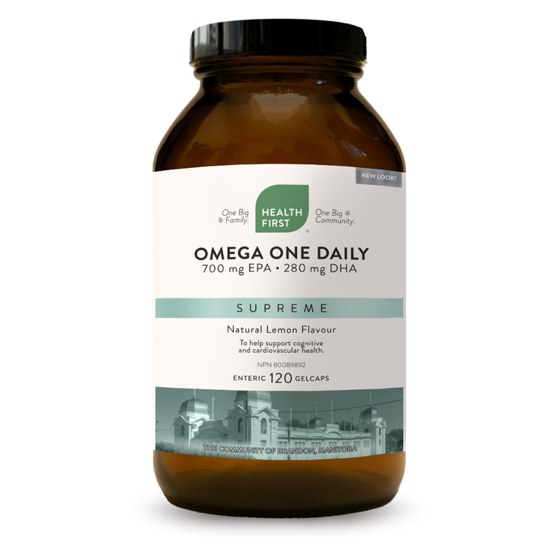 Omega Supreme One Daily, 120 Capsules