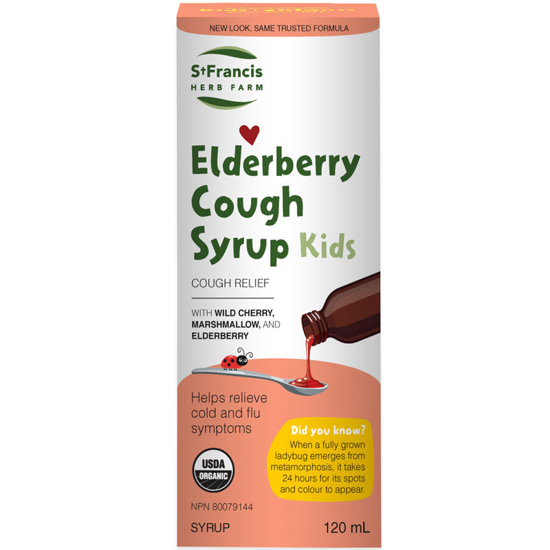 Kids Elderberry Cough Syrup, 120mL