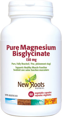 Pure Magnesium Bisglycinate, 60 Capsules