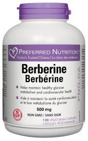 Berberine 500mg, 120 Capsules