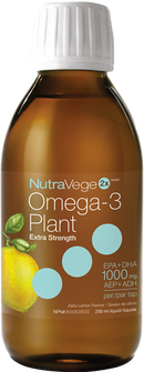 NutraVege - Omega-3 Extra Strength, Lemon 200mL