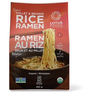 Organic Millet & Brown Rice Ramen Noodles, 283g