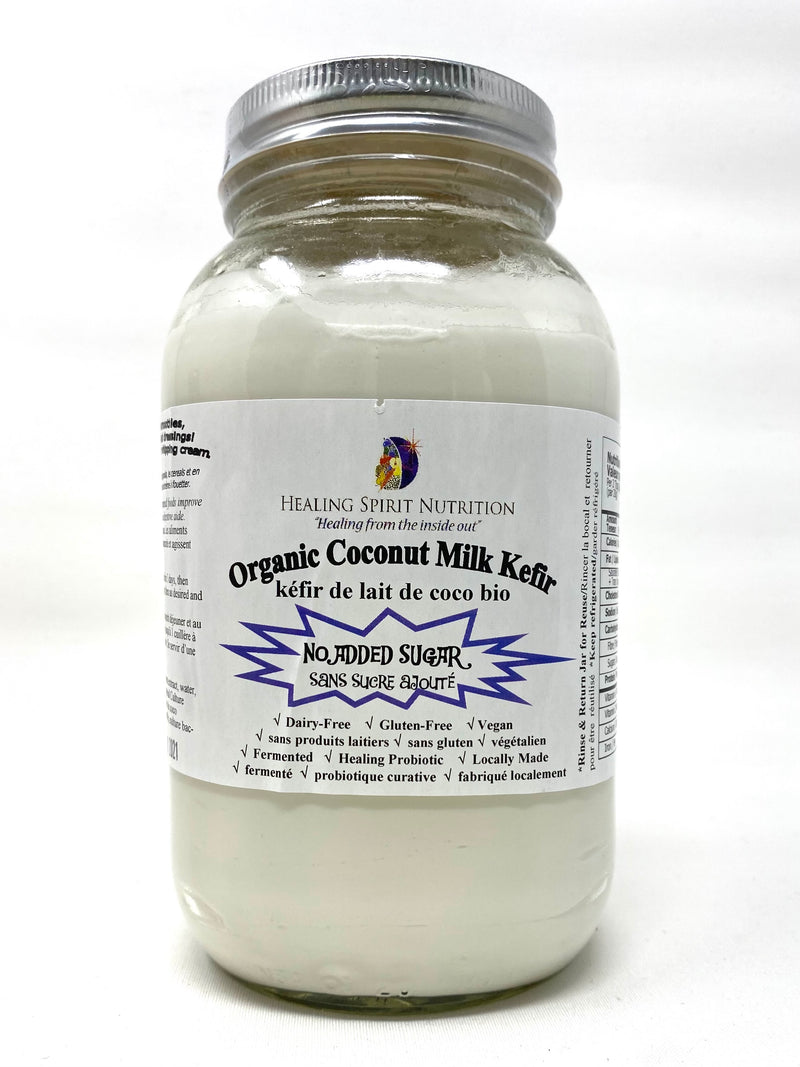 Organic Coconut Milk Kefir, No Sugar Added 1L