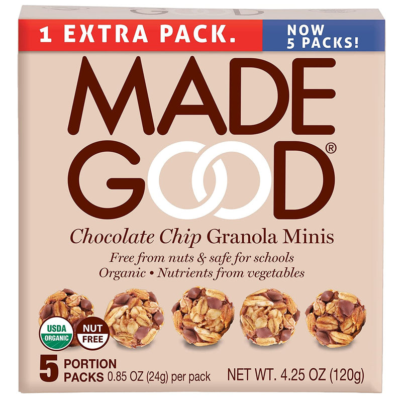 Granola Minis, Chocolate Chip 5x24g