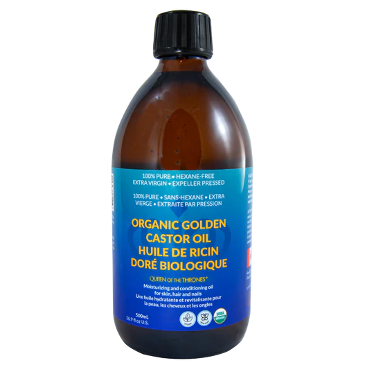 Organic Golden Castor Oil, 500mL