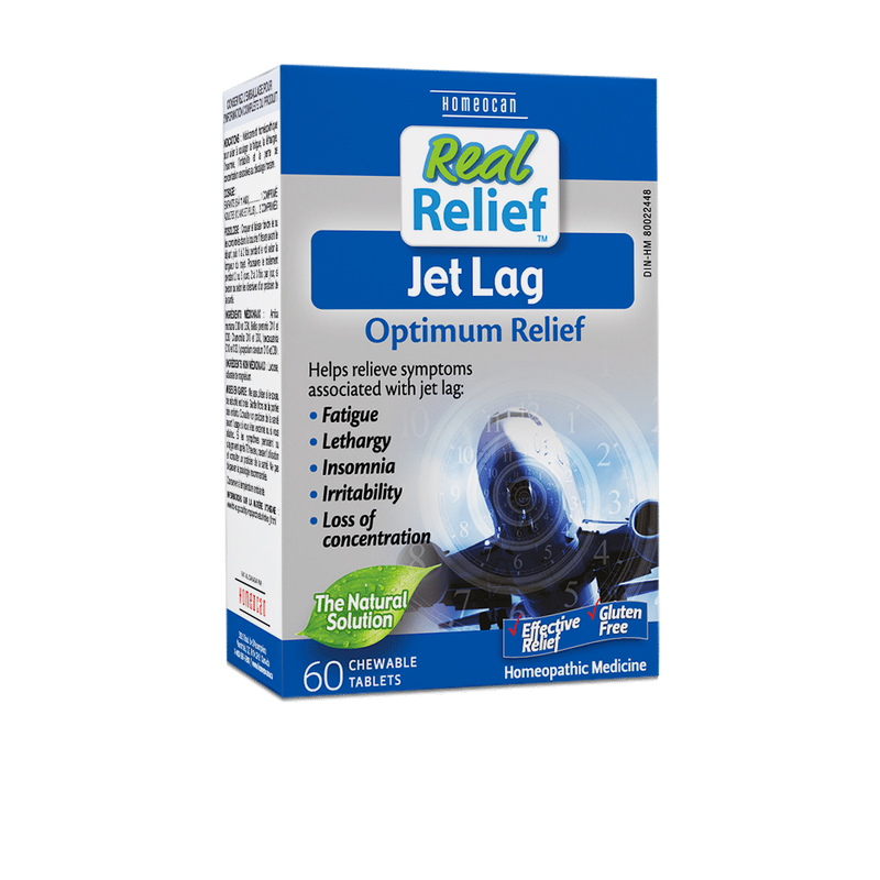 Real Relief Jet Lag, 60 Chewable Tablets