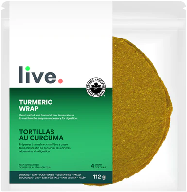 Turmeric Vegetable Wrap, 112g