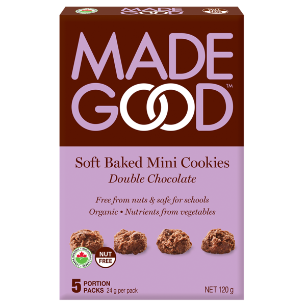 Soft Baked Mini Cookies, Double Chocolate 5x24g