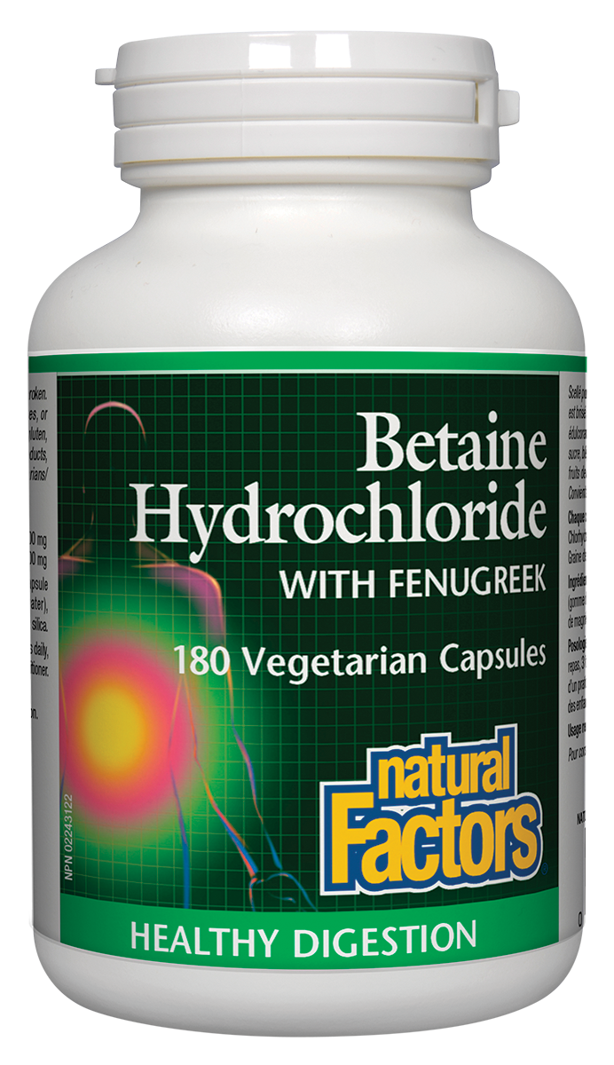 NF BETAINE HCL W/FENUGREEK 180