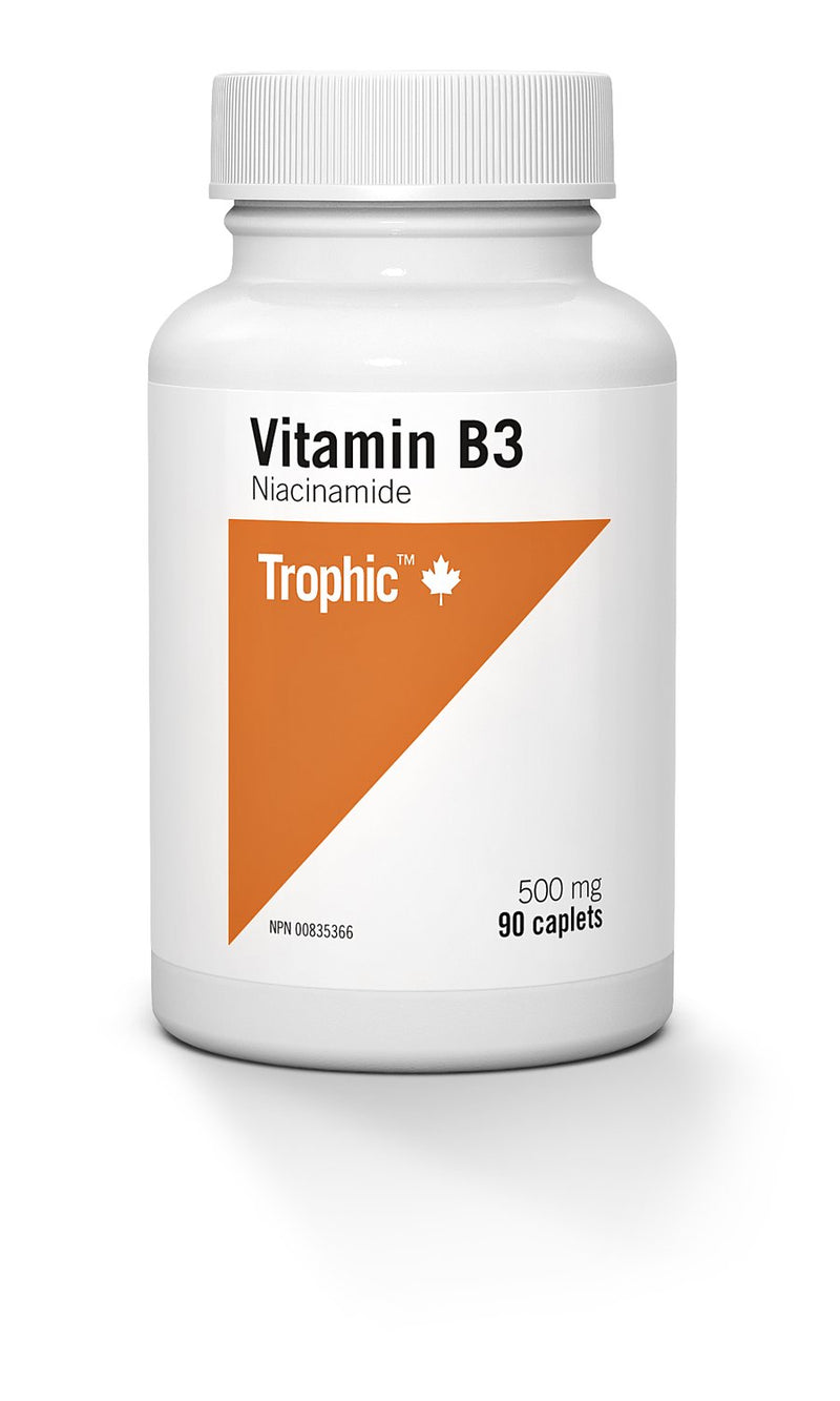 Vitamin B3 (Niacinamide), 90 Caplets
