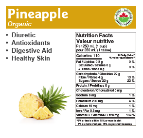 Organic Pineapple Juice, 1L