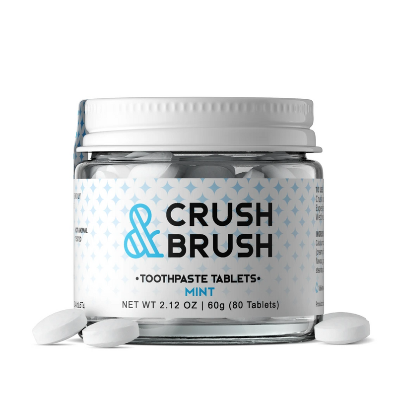 Crush & Brush Mint 80 Tablets, 60g