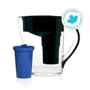 Mina Alkaline Pitcher, Black