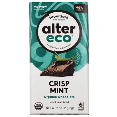 Crisp Mint 90% Dark Chocolate