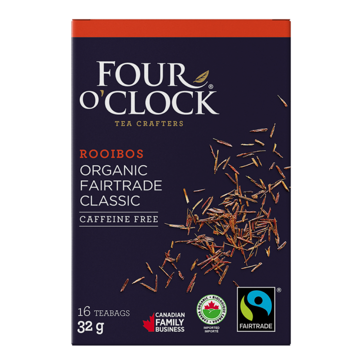 Organic Rooibos Herbal Tea, 16 Tea Bags