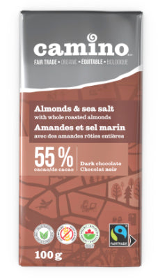 55% Almond & Sea Salt Chocolate Bar