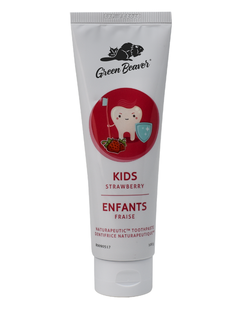 Naturapeutic Fluoride-Free Kids Toothpaste, Strawberry 100g
