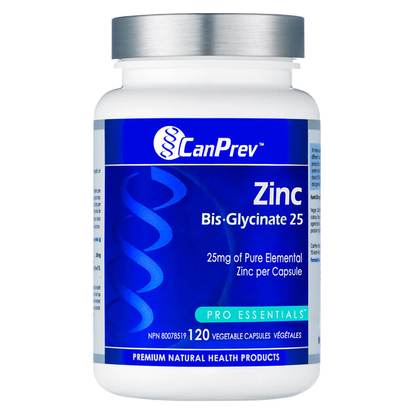 Zinc Bis-Glycinate 25, 120 Capsules