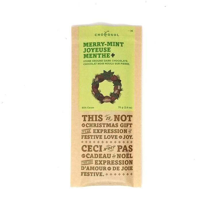 Merry Mint Chocolate Bar, 75g