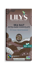 70% Sea Salt, Stevia Sweetened Chocolate Bar