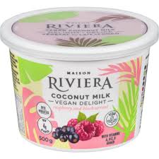 Coconut Milk Vegan Delight, Raspberry & Black Currant 500g