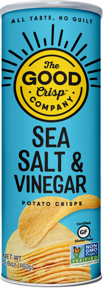 Salt & Vinegar Potato Crisps, 160g
