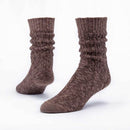 Organic Cotton Ragg Socks, Chestnut Medium