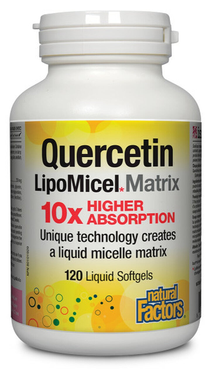 Quercetin LipoMicel Matrix, 120 Softgels