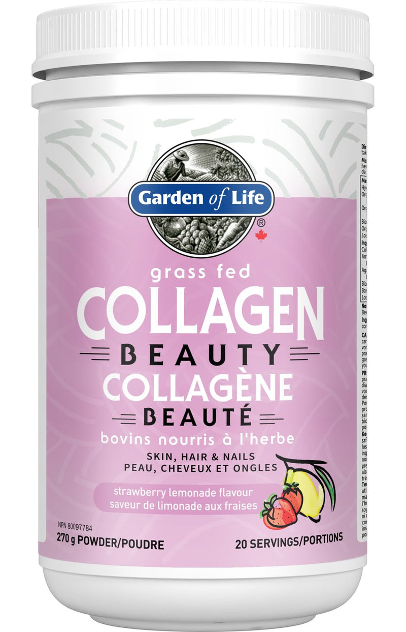 Grass Fed Collagen Beauty, Strawberry Lemonade 270g