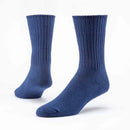 Organic Cotton Crew Socks, Navy Medium
