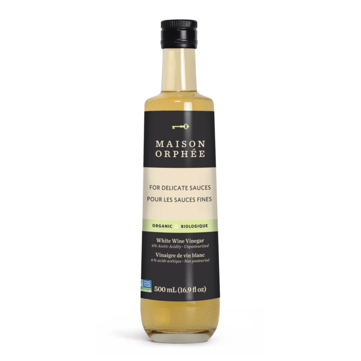 Organic White Wine Vinegar, 500mL