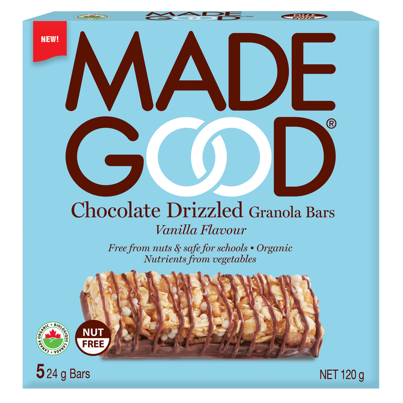 Chocolate Drizzled Granola Bar, Vanilla 5x24g